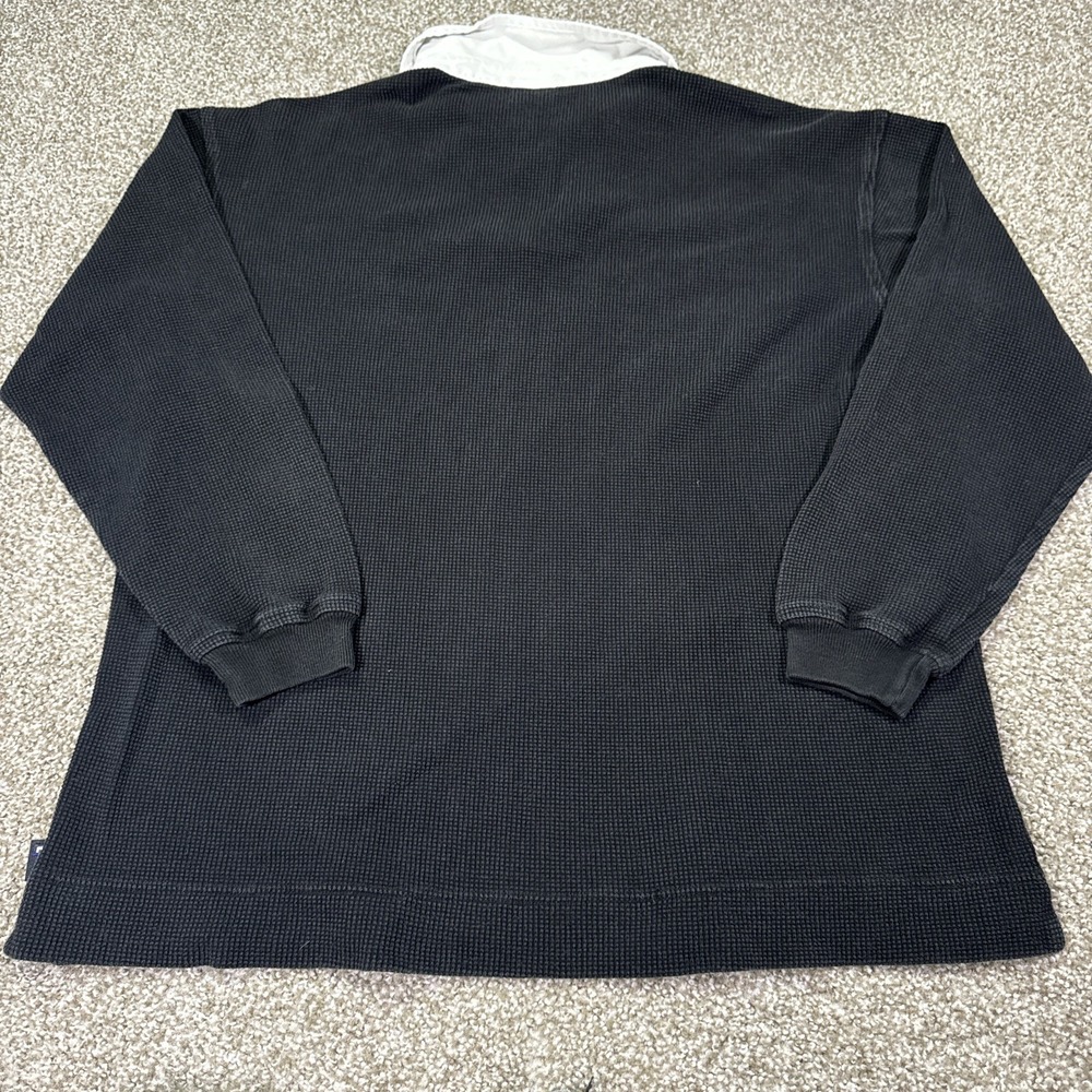 Vintage Disney Store Tigger Waffle Knit Rugby Style Longsleeve Shirt Size Large - Picture 7 of 9